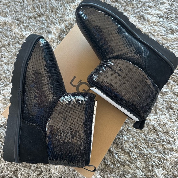 UGG Classic Mini Mirror Ball Boot - Picture 4 of 9